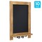 Flash Furniture Torched Magnetic Tabletop/Hanging Chalkboards, 10PK 10-HFKHD-GDIS-CRE8-122315-GG - alternate 7